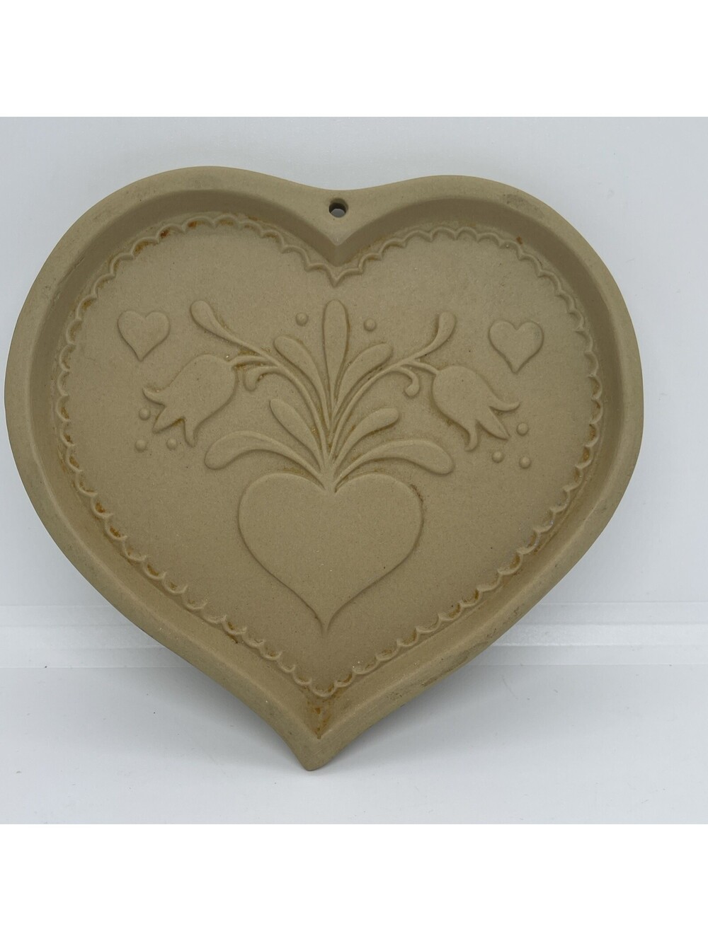 Vintage Brown Bag Cookie Art 1986 Country Heart Cookie Press